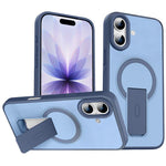Capa MagSafe invisível com suporte e sensação de pele, para iPhone 16e / 17e, para iPhone 17 Pro Max, para iPhone 17 Pro, para iPhone 17, para iPhone Air