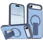 Capa MagSafe invisível com suporte e sensação de pele, para iPhone 16e / 17e, para iPhone 17 Pro Max, para iPhone 17 Pro, para iPhone 17, para iPhone Air