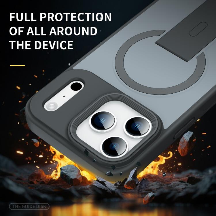 Capa MagSafe invisível com suporte e sensação de pele, para iPhone 16e / 17e, para iPhone 17 Pro Max, para iPhone 17 Pro, para iPhone 17, para iPhone Air