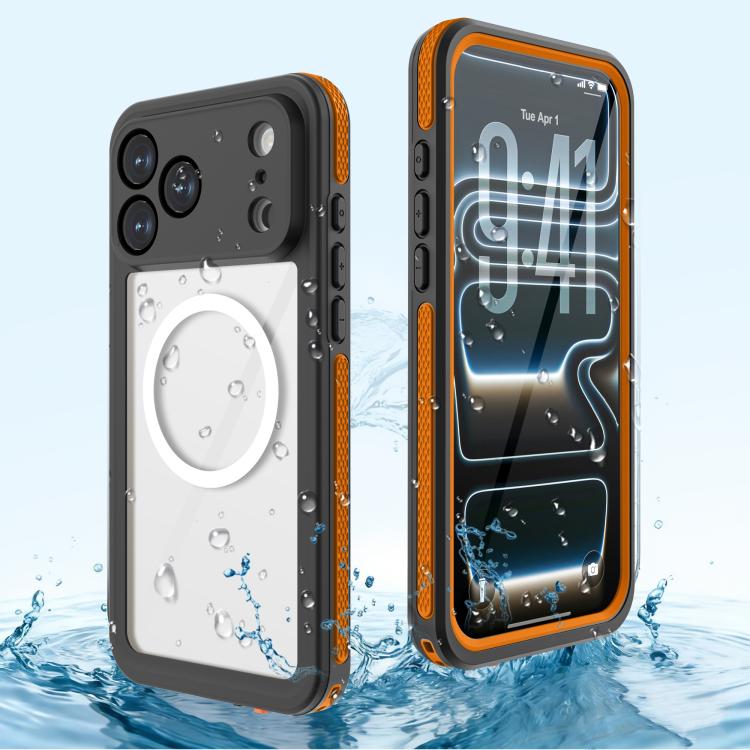 Capa magnética impermeável IP68 da série RedPepper V, para iPhone 17 Pro Max