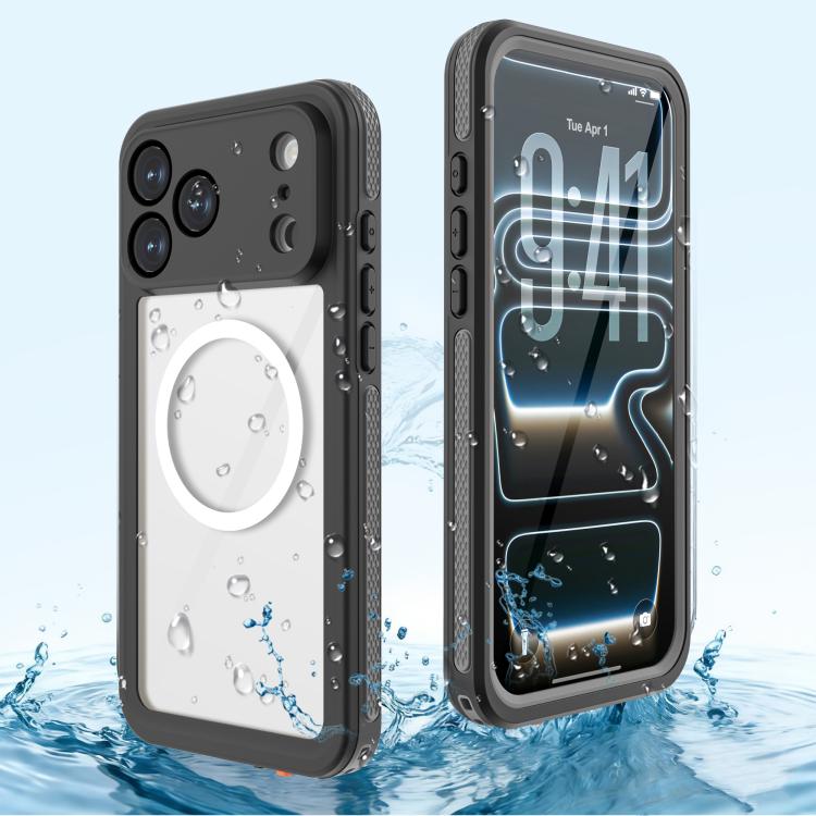 Capa magnética impermeável IP68 da série RedPepper V, para iPhone 17 Pro Max