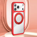 Capa de telemóvel com suporte magnético de sensação de pele e orifício de precisão, com botão de obturador AI, para iPhone 17 Pro Max, para iPhone 17 Pro
