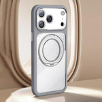 Capa de telemóvel com suporte magnético de sensação de pele e orifício de precisão, com botão de obturador AI, para iPhone 17 Pro Max, para iPhone 17 Pro