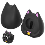 XDcase Suporte de carregamento para Apple Watch com design de Gato da Sorte