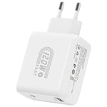 HX119 Carregador Rápido USB e Type-C com Dupla Interface de 120W, Ficha EU, Ficha UK, Ficha US