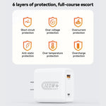 HX119 Carregador Rápido USB e Type-C com Dupla Interface de 120W, Ficha EU, Ficha UK, Ficha US