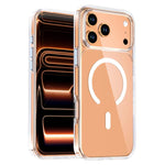 Capa magnética transparente cristal, para iPhone 17 Pro Max, para iPhone 17 Pro