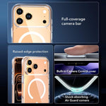 Capa magnética transparente cristal, para iPhone 17 Pro Max, para iPhone 17 Pro