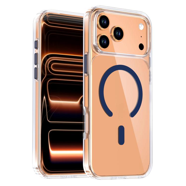 Crystal Transparent Magnetic Phone Case, For iPhone 18 Pro / 17 Pro, For iPhone 18 Pro Max / 17 Pro Max