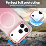 Capa de telemóvel híbrida magnética 3 em 1 série Candy Gradient, para iPhone 15 Pro Max, para iPhone 15 Pro, para iPhone 15 Plus, para iPhone 15, para iPhone 14 Plus, para iPhone 14, para iPhone 14 Pro, para iPhone 14 Pro Max