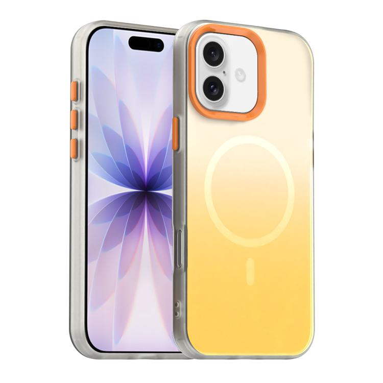 Capa de telemóvel híbrida magnética 3 em 1 série Candy Gradient, para iPhone 17 Pro Max, para iPhone 17 Pro, para iPhone 17, para iPhone Air, para iPhone 16 Pro Max, para iPhone 16 Pro, para iPhone 16 Plus, para iPhone 16