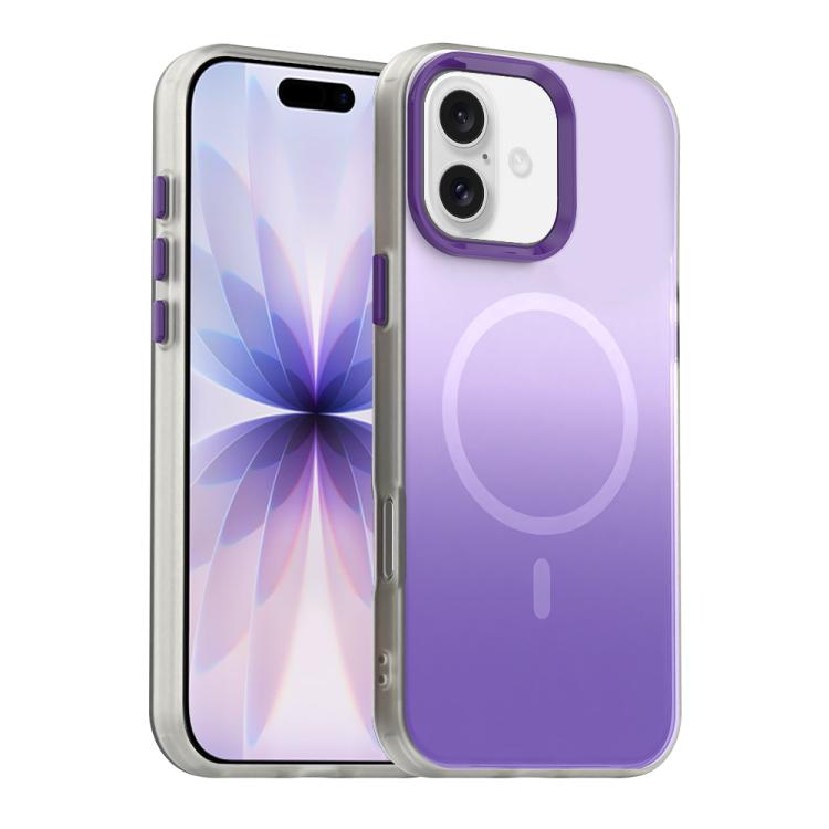 Capa de telemóvel híbrida magnética 3 em 1 série Candy Gradient, para iPhone 17 Pro Max, para iPhone 17 Pro, para iPhone 17, para iPhone Air, para iPhone 16 Pro Max, para iPhone 16 Pro, para iPhone 16 Plus, para iPhone 16
