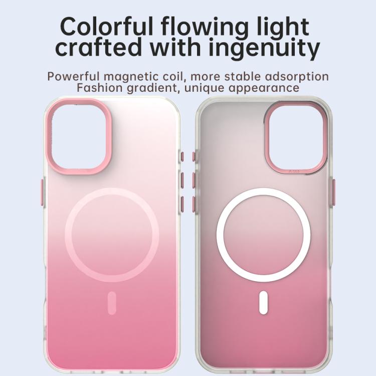 Capa de telemóvel híbrida magnética 3 em 1 série Candy Gradient, para iPhone 17 Pro Max, para iPhone 17 Pro, para iPhone 17, para iPhone Air, para iPhone 16 Pro Max, para iPhone 16 Pro, para iPhone 16 Plus, para iPhone 16