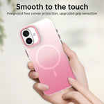 Capa de telemóvel híbrida magnética 3 em 1 série Candy Gradient, para iPhone 17 Pro Max, para iPhone 17 Pro, para iPhone 17, para iPhone Air, para iPhone 16 Pro Max, para iPhone 16 Pro, para iPhone 16 Plus, para iPhone 16