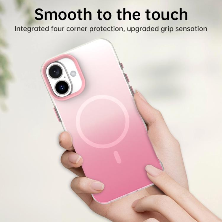 Capa de telemóvel híbrida magnética 3 em 1 série Candy Gradient, para iPhone 17 Pro Max, para iPhone 17 Pro, para iPhone 17, para iPhone Air, para iPhone 16 Pro Max, para iPhone 16 Pro, para iPhone 16 Plus, para iPhone 16