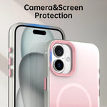 Capa de telemóvel híbrida magnética 3 em 1 série Candy Gradient, para iPhone 17 Pro Max, para iPhone 17 Pro, para iPhone 17, para iPhone Air, para iPhone 16 Pro Max, para iPhone 16 Pro, para iPhone 16 Plus, para iPhone 16
