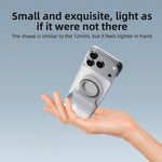 Suporte magnético para smartphone para fotografia, pega de mão, suporte para telemóvel com luz de preenchimento, pega única