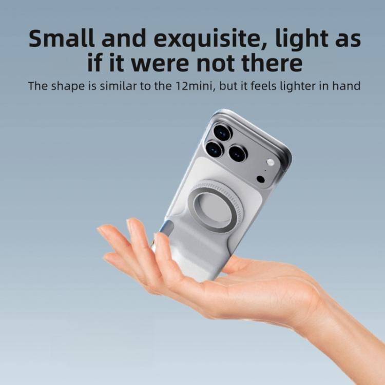 Suporte magnético para smartphone para fotografia, pega de mão, suporte para telemóvel com luz de preenchimento, pega única
