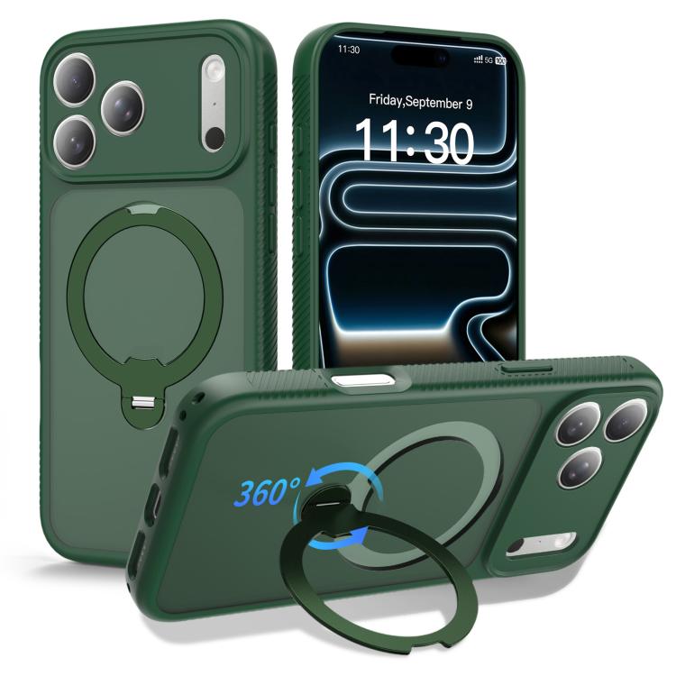 Capa de telemóvel magnética com suporte giratório 360 e airbag anti-impactos, para iPhone 16e / 17e, para iPhone 17 Pro Max, para iPhone 17 Pro, para iPhone 17, para iPhone Air, para iPhone 16 Pro Max, para iPhone 16