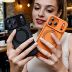 Alpha-style Rotating Bracket Magnetic Phone Case, For iPhone 17 Pro Max, For iPhone 17 Pro