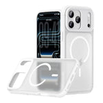 Capa de telemóvel magnética estilo Alpha com sensação de pele, para iPhone 17 Pro Max, para iPhone 17 Pro