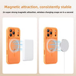 Capa de telemóvel magnética estilo Alpha com sensação de pele, para iPhone 17 Pro Max, para iPhone 17 Pro