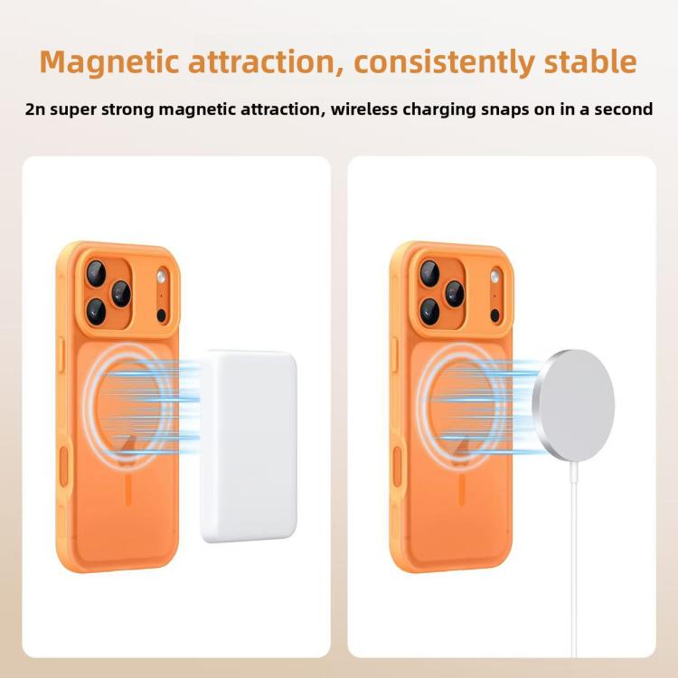 Capa de telemóvel magnética estilo Alpha com sensação de pele, para iPhone 17 Pro Max, para iPhone 17 Pro