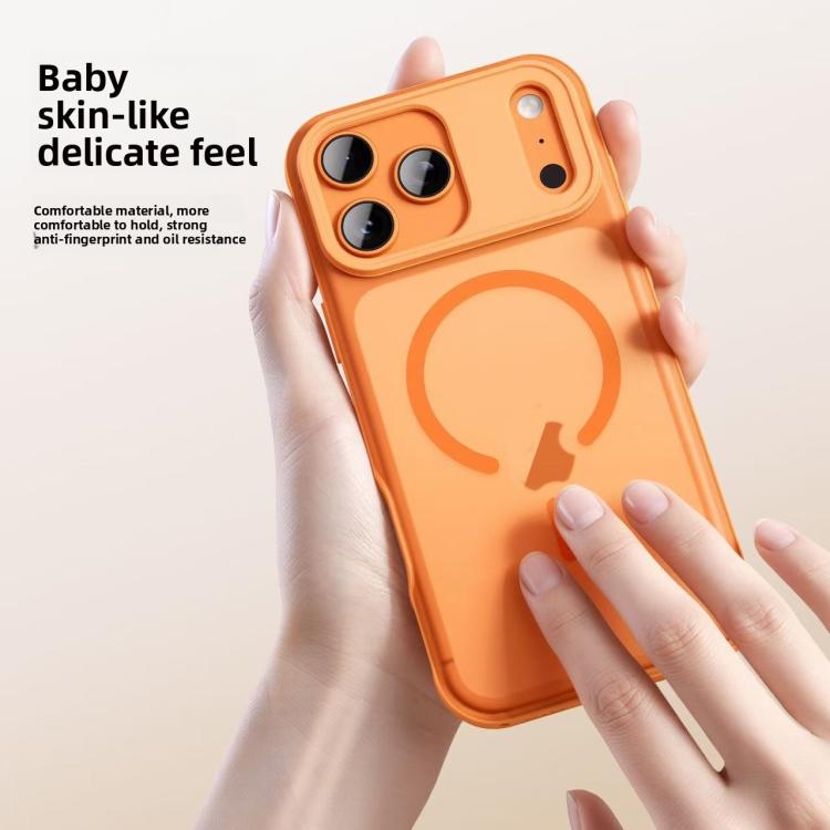 Capa de telemóvel magnética estilo Alpha com sensação de pele, para iPhone 17 Pro Max, para iPhone 17 Pro