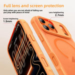 Capa de telemóvel magnética estilo Alpha com sensação de pele, para iPhone 17 Pro Max, para iPhone 17 Pro
