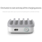 ORICO DUK-5P Estação de Carregamento Inteligente com 5 Portas USB de 40W com Suporte, Ficha US, Ficha UK, Ficha AU