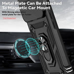 Capa de telemóvel magnética XDcase com suporte de anel deslizante para proteção da câmara, para iPhone 17 Pro Max, para iPhone 17 Pro, para iPhone 17, para iPhone Air