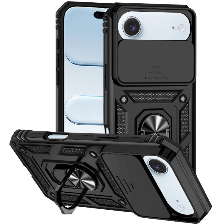 Capa de telemóvel magnética XDcase com suporte de anel deslizante para proteção da câmara, para iPhone 17 Pro Max, para iPhone 17 Pro, para iPhone 17, para iPhone Air