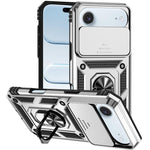 Capa de telemóvel magnética XDcase com suporte de anel deslizante para proteção da câmara, para iPhone 17 Pro Max, para iPhone 17 Pro, para iPhone 17, para iPhone Air