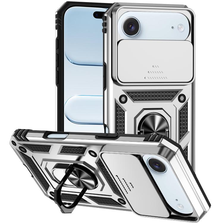 Capa de telemóvel magnética XDcase com suporte de anel deslizante para proteção da câmara, para iPhone 17 Pro Max, para iPhone 17 Pro, para iPhone 17, para iPhone Air