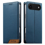 Capa de telemóvel em pele vegana com forte íman e RFID Dierfeng, para iPhone 17e / 16e, para iPhone 17 Pro Max, para iPhone 17 Pro, para iPhone 17, para iPhone Air, para iPhone 16 Pro Max, para iPhone 16 Pro, para iPhone 16 Plus
