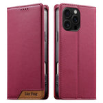 Capa de telemóvel em pele vegana com forte íman e RFID Dierfeng, para iPhone 17e / 16e, para iPhone 17 Pro Max, para iPhone 17 Pro, para iPhone 17, para iPhone Air, para iPhone 16 Pro Max, para iPhone 16 Pro, para iPhone 16 Plus