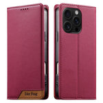 Capa de telemóvel em pele vegana com forte íman e RFID Dierfeng, para iPhone 17e / 16e, para iPhone 17 Pro Max, para iPhone 17 Pro, para iPhone 17, para iPhone Air, para iPhone 16 Pro Max, para iPhone 16 Pro, para iPhone 16 Plus