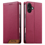 Capa de telemóvel em pele vegana com forte íman e RFID Dierfeng, para iPhone 17e / 16e, para iPhone 17 Pro Max, para iPhone 17 Pro, para iPhone 17, para iPhone Air, para iPhone 16 Pro Max, para iPhone 16 Pro, para iPhone 16 Plus