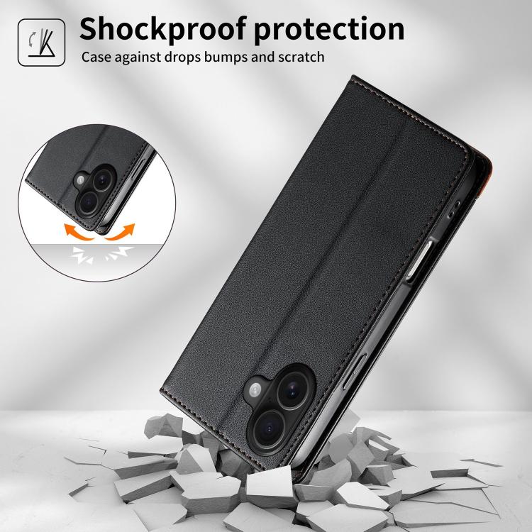 Capa de telemóvel em pele vegana com forte íman e RFID Dierfeng, para iPhone 16, para iPhone 15 Pro Max, para iPhone 15 Pro, para iPhone 15 Plus, para iPhone 15, para iPhone 14 Plus, para iPhone 14 / 13, para iPhone 14 Pro