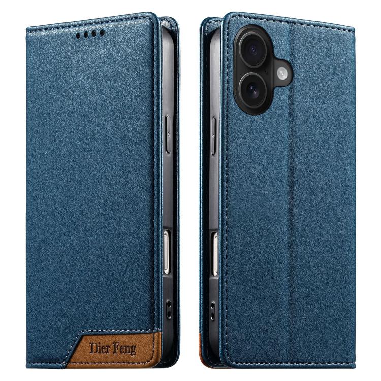 Capa de telemóvel em pele vegana com forte íman e RFID Dierfeng, para iPhone 16, para iPhone 15 Pro Max, para iPhone 15 Pro, para iPhone 15 Plus, para iPhone 15, para iPhone 14 Plus, para iPhone 14 / 13, para iPhone 14 Pro