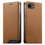 Capa de telemóvel em pele vegana com forte íman e RFID Dierfeng, para iPhone 17e / 16e, para iPhone 17 Pro Max, para iPhone 17 Pro, para iPhone 17, para iPhone Air, para iPhone 16 Pro Max, para iPhone 16 Pro, para iPhone 16 Plus