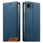 Capa de telemóvel em pele vegana com forte íman e RFID Dierfeng, para iPhone 17e / 16e, para iPhone 17 Pro Max, para iPhone 17 Pro, para iPhone 17, para iPhone Air, para iPhone 16 Pro Max, para iPhone 16 Pro, para iPhone 16 Plus
