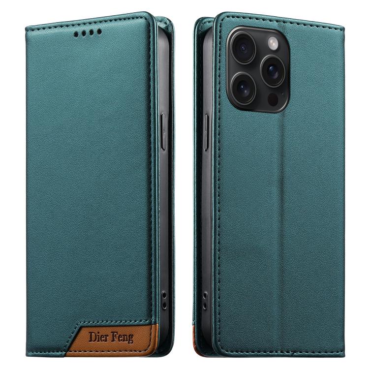 Capa de telemóvel em pele vegana com forte íman e RFID Dierfeng, para iPhone 16, para iPhone 15 Pro Max, para iPhone 15 Pro, para iPhone 15 Plus, para iPhone 15, para iPhone 14 Plus, para iPhone 14 / 13, para iPhone 14 Pro