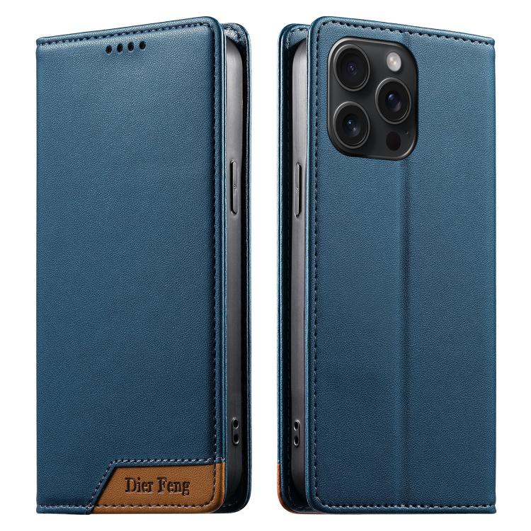 Capa de telemóvel em pele vegana com forte íman e RFID Dierfeng, para iPhone 16, para iPhone 15 Pro Max, para iPhone 15 Pro, para iPhone 15 Plus, para iPhone 15, para iPhone 14 Plus, para iPhone 14 / 13, para iPhone 14 Pro