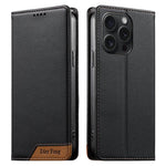 Capa de telemóvel em pele vegana com forte íman e RFID Dierfeng, para iPhone 16, para iPhone 15 Pro Max, para iPhone 15 Pro, para iPhone 15 Plus, para iPhone 15, para iPhone 14 Plus, para iPhone 14 / 13, para iPhone 14 Pro