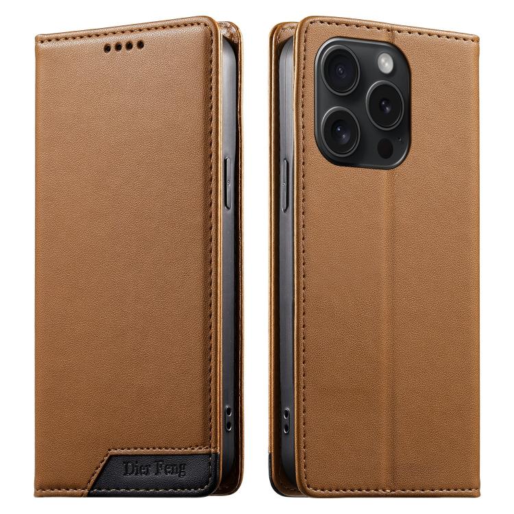 Capa de telemóvel em pele vegana com forte íman e RFID Dierfeng, para iPhone 16, para iPhone 15 Pro Max, para iPhone 15 Pro, para iPhone 15 Plus, para iPhone 15, para iPhone 14 Plus, para iPhone 14 / 13, para iPhone 14 Pro