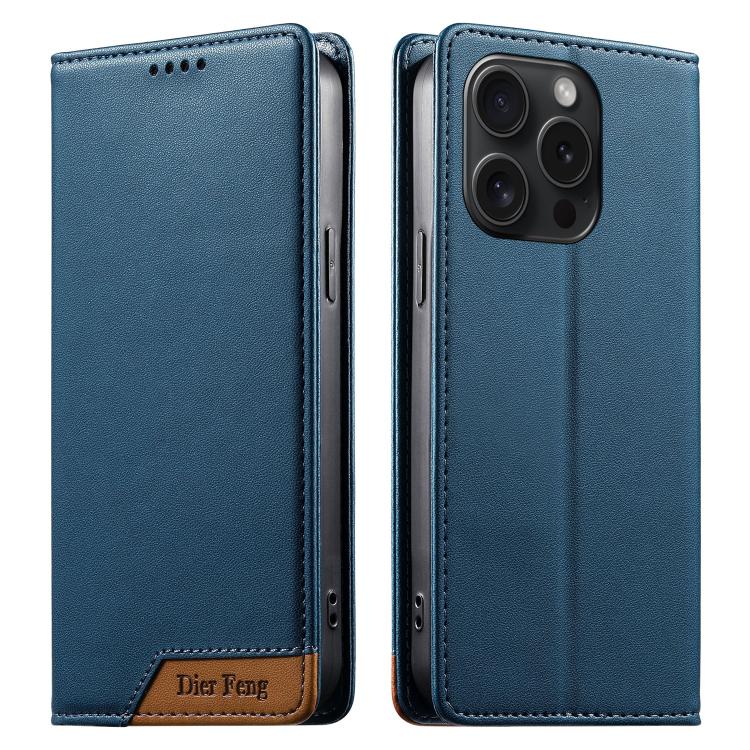 Capa de telemóvel em pele vegana com forte íman e RFID Dierfeng, para iPhone 16, para iPhone 15 Pro Max, para iPhone 15 Pro, para iPhone 15 Plus, para iPhone 15, para iPhone 14 Plus, para iPhone 14 / 13, para iPhone 14 Pro