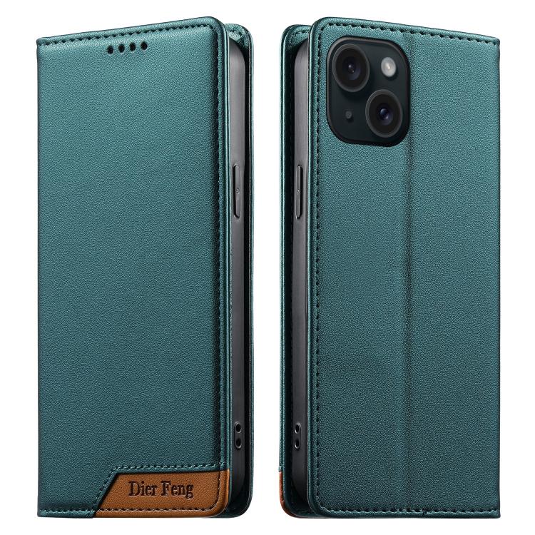 Capa de telemóvel em pele vegana com forte íman e RFID Dierfeng, para iPhone 16, para iPhone 15 Pro Max, para iPhone 15 Pro, para iPhone 15 Plus, para iPhone 15, para iPhone 14 Plus, para iPhone 14 / 13, para iPhone 14 Pro