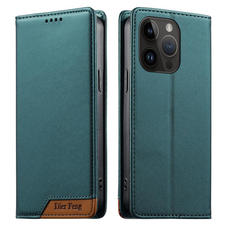 Capa de telemóvel em pele vegana com forte íman e RFID Dierfeng, para iPhone 16, para iPhone 15 Pro Max, para iPhone 15 Pro, para iPhone 15 Plus, para iPhone 15, para iPhone 14 Plus, para iPhone 14 / 13, para iPhone 14 Pro
