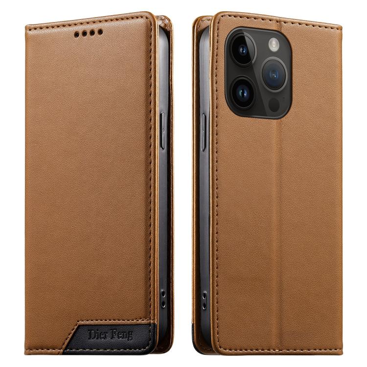Capa de telemóvel em pele vegana com forte íman e RFID Dierfeng, para iPhone 16, para iPhone 15 Pro Max, para iPhone 15 Pro, para iPhone 15 Plus, para iPhone 15, para iPhone 14 Plus, para iPhone 14 / 13, para iPhone 14 Pro